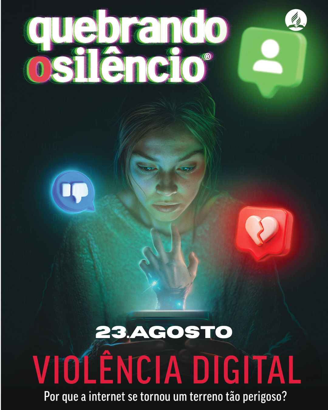 Foto: Cartaz Quebrando o Silêncio