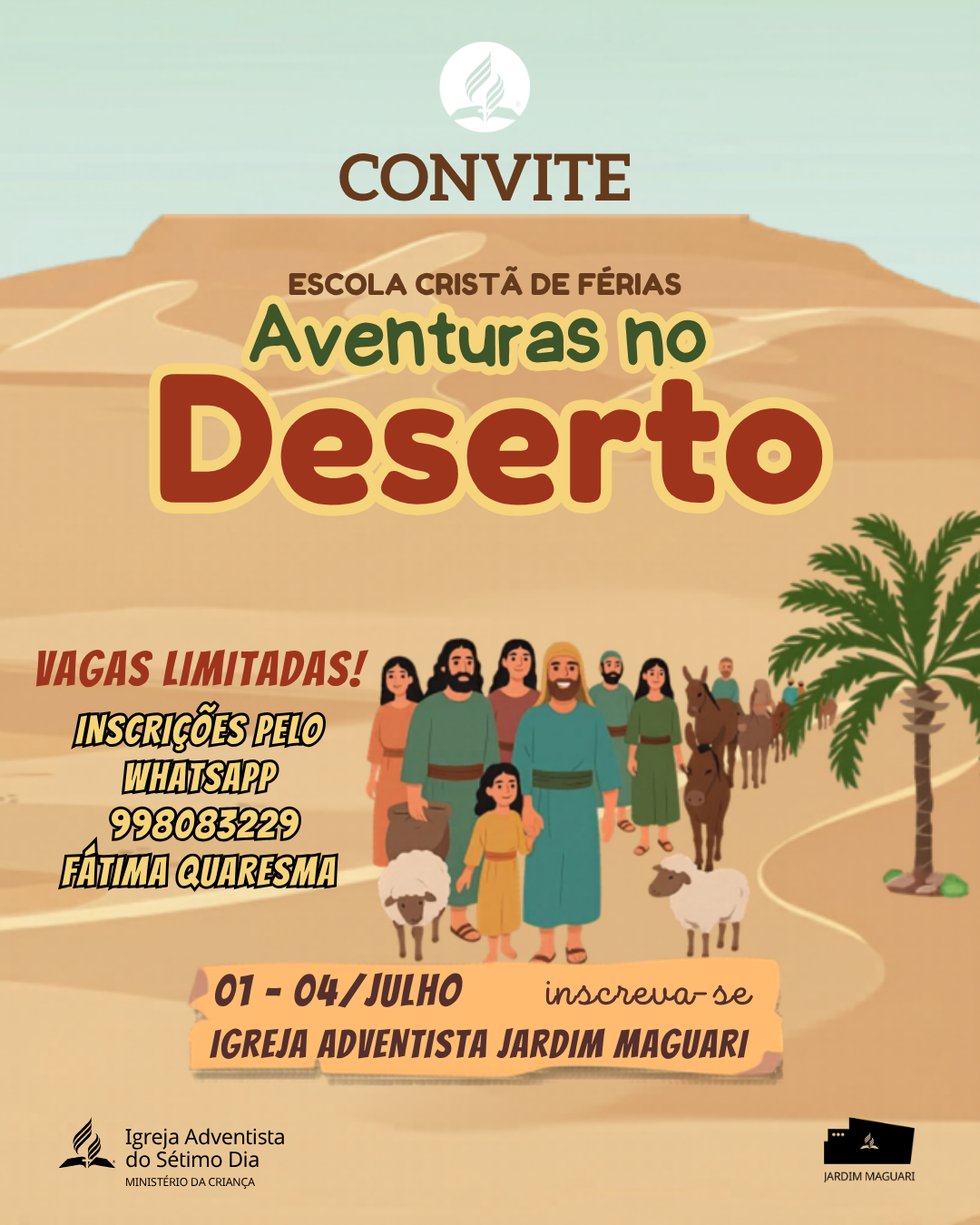 escola cristã de férias